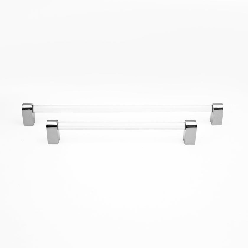 Clarity appliance pull in polished nickel - modern hardware for kitchen appliances