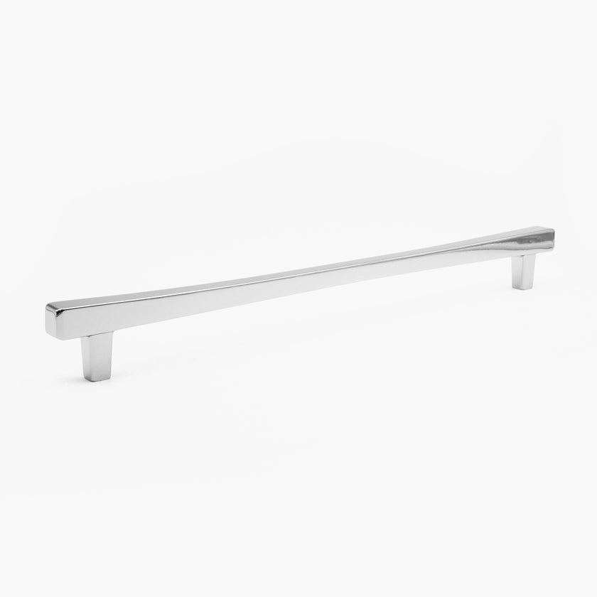 Diamond appliance pull in polished nickel -crafted with geometric shape for modern kitchen