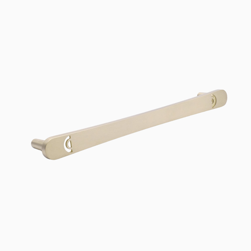 Horizon appliance pull in satin brass - modern door pull