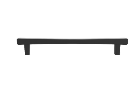 Diamond appliance pull in matte black for contemporary cabinets