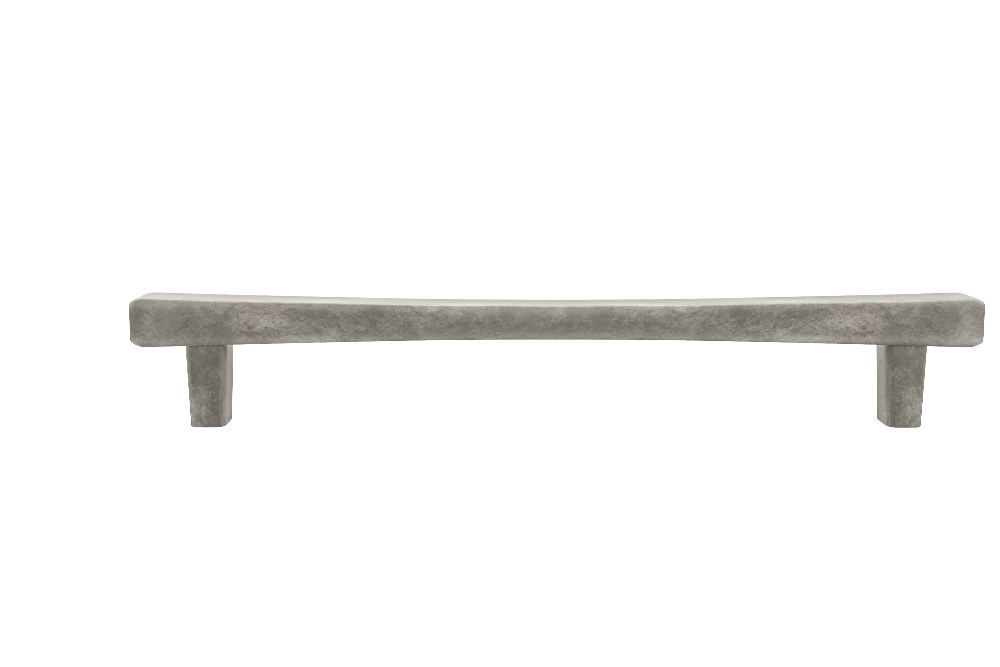 Diamond appliance pull in weathered nickel - modern design with straight edges