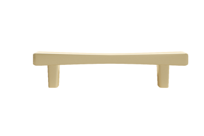 Diamond pull in satin brass - modern straight lines for use