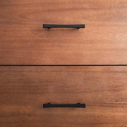 Diamond pulls in matte black - sleek and minimal design for modern spaces