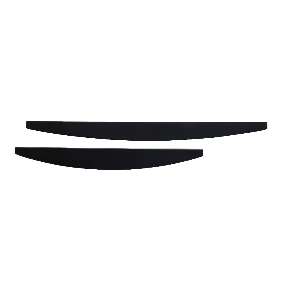 Modern half moon appliance pull in matte black for kitchen and home appliances