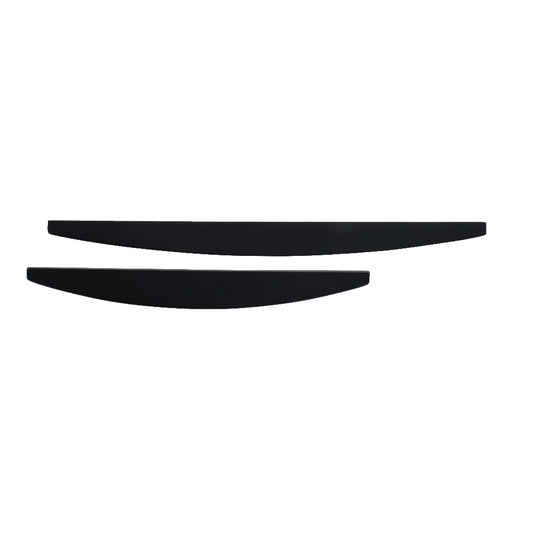 Modern half moon appliance pull in matte black for kitchen and home appliances