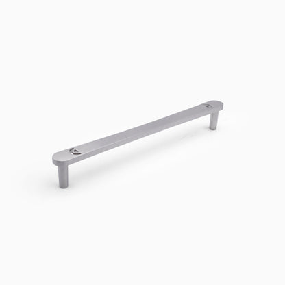 Horizon Appliance pull in satin nickel for modern appliances