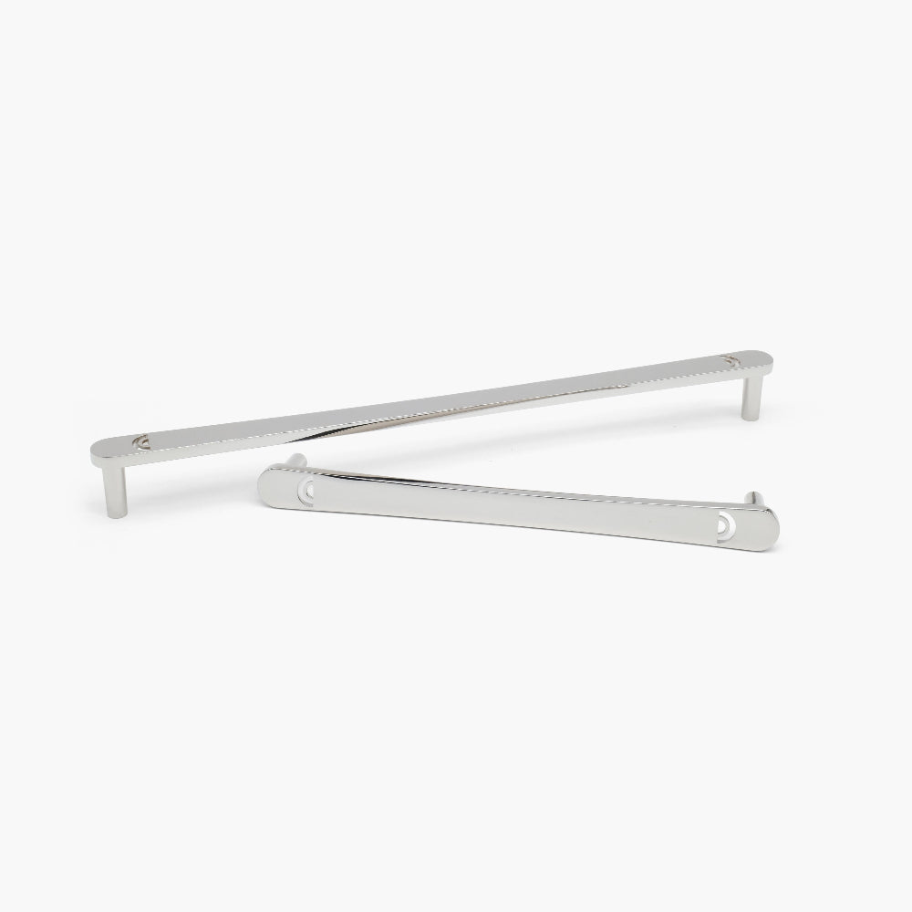 Horizon appliance pulls in polished nickel -modern pulls for modern appliances