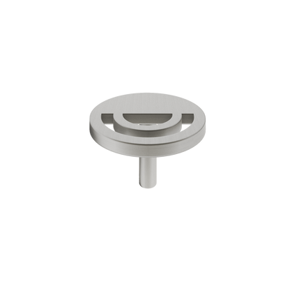 Horizon knob in satin nickel-modern cabinet knob for kitchen