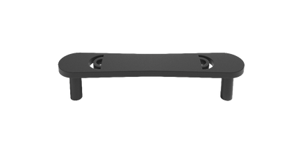 Horizon pull in matte black, eccletic modern design