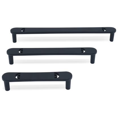 Horizon pull in matte black - modern pulls for drawers