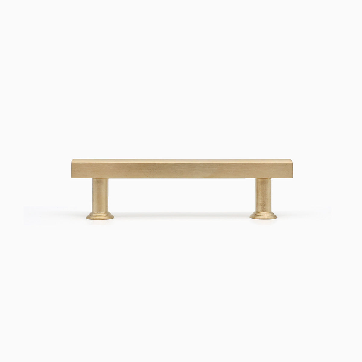 Mod cabinet pull in unlacquered brass - timeless design for contemporary spaces