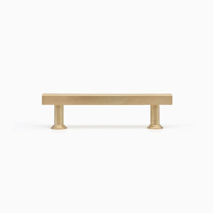 Mod cabinet pull in unlacquered brass - timeless design for contemporary spaces