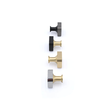 Mod knobs in modern finishes for industrial kitchen spaces