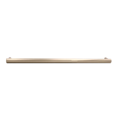 Sunburst appliance pull in satin brass - modern door pull for appliance