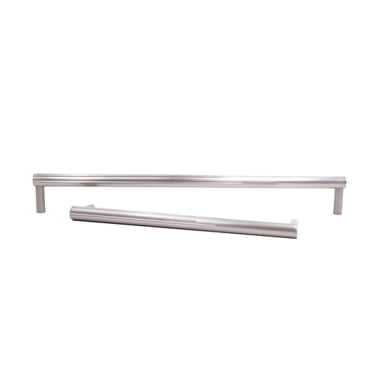 Sunburst appliance pulls in satin nickel - modern pulls for appliances