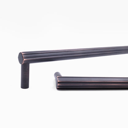 Sunburst appliance pulls in venetian bronze - modern appliance pulls for doors