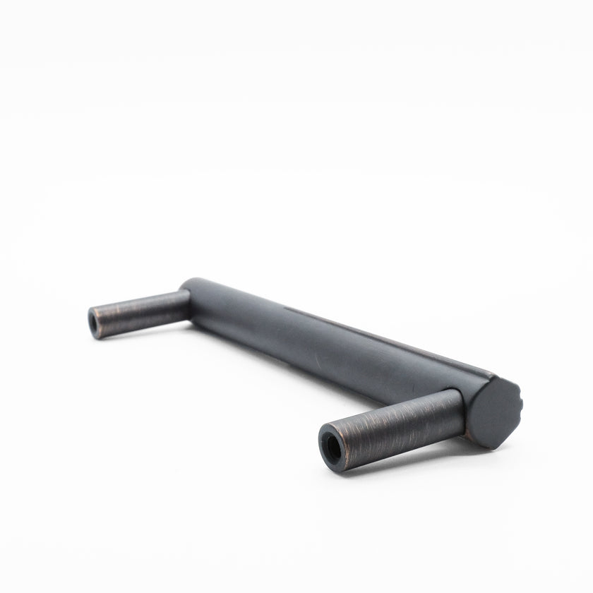 Sunburst pull in venetian bronze - modern cabinet pull with detail