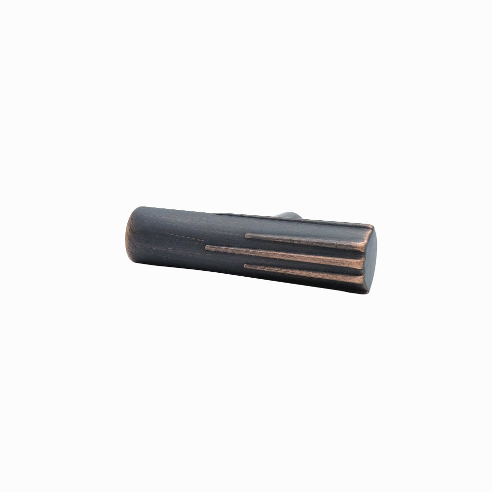 Sunburst T-Knob in venetian bronze for transitional timeless settings