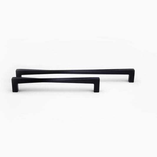 Twist appliance pull in amtte black - modern hardware for appliances